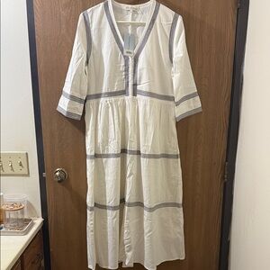 Brass&Roe By CTS Alexa Tiered Embroidered Dress